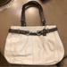 Coach Bags | Coach Off White/Mahogany Classic Leather Handbag Purse | Color: Brown/White | Size: Os