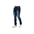 Duck and Cover Mens Maylead Dark Wash Slim Fit Jeans in Blue Cotton - Size 40 (Waist)