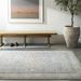 Haide 3'11" x 5'7" Traditional Light Gray/Charcoal/Nickel/Dark Gray/Nutmeg Area Rug - Hauteloom