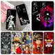 Coque de téléphone noire Anime Japanese One Piece Xiaomi Mi 14 13T 13 12T 12 11T 11i 11 A3 10T 10