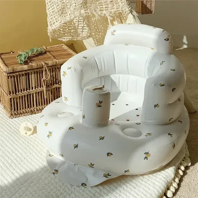 Canapé gonflable multifonctionnel pour enfants chaise de bain pour bébé tabouret de bain