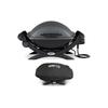 Weber Q 1400 Electric Grill (Black) with Grill Cover