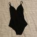 Tory Burch Swim | Black Low Back Tory Burch One-Piece | Color: Black | Size: Xs