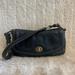 Coach Bags | Coach Black Pebble Leather Flap Turn Lock Hobo Shoulder Bag Purse. | Color: Black | Size: Os