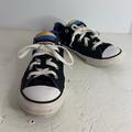 Converse Shoes | Converse All Star Youth Black And White Tennis Shoes Multicolor Tongue Size 3 | Color: Black/White | Size: 3bb