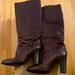 J. Crew Shoes | Jcrew Tall Stacked Heel Boots | Color: Brown | Size: 9