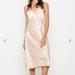 Free People Dresses | Hah Anthropologie Free People Give A Slip Satin Dress Pink Blush Xs Nwt | Color: Pink | Size: Xs