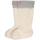 Hunter Recycled Mini Cable Knit Boot Socks – Tall - Hunter White / Pale Grey