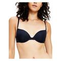 Tommy Hilfiger Womens UW0UW02420 Tailored Comfort Balconette Bra - Blue Nylon - Size 34D