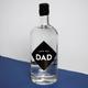 Love You Dad Gin/Vodka Alcohol Bottle