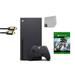 Xbox Series X Video Game Console Black with Tom Clancy s Ghost Recon Breakpoint BOLT AXTION Bundle Like New