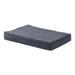 Happy Hounds Oscar Sherpa Orthopedic Dog Bed Blue Steel Small (36 x 24 in.)