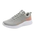 PEASKJP Men s Tennis Shoes Sneakers Outdoor Sports Shoes Breathable Non-Slip Lightweight Mesh Relaxed Fit Sneakers Grey 44