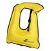 OMOUBOI Inflatable Snorkel Vest for Adults Women Men Snorkeling Jackets Vests with Crotch Strap for Snorkeling Swimming Paddling Boating Water Sports Beginner Adults-Only 88-180 lbs -Yellow
