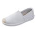 zuwimk Womens Casual Shoes Women s Slip on Shoes Comfortable Flats Shoes Dress Shoes Tennis Shoes Work Casual Sneakers White