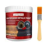 Wovilon Metal Rust Remover Water-Based Metal Paint Rust Inhibitor Multi-Purpose Anti-Rust Automotive Paint Primers Automotive Anti-Rust Paint with Brush 100Ml