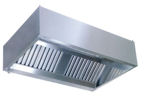 Wandhaube Kastenhaube ohne Motor Dunstabzugshaube Abzugshaube Edelstahlhaube 2000x900x450 mm Image