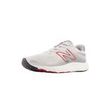 Wide Width Men's New Balance 520V8 Running Shoes by New Balance in Grey Red (Size 10 W)