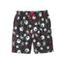 Men's Big & Tall Pajama Lounge Shorts by KingSize in Nightmare Before Skulls (Size 7XL) Pajama Bottoms