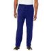 Men's Big & Tall Lightweight Jersey Open Bottom Sweatpants by KingSize in Navy Mono Camo (Size XL)