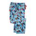 Men's Big & Tall Licensed Novelty Pajama Pants by KingSize in Mario Tie Dye Toss (Size 6XL) Pajama Bottoms