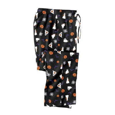 Men's Big & Tall Flannel Novelty Pajama Pants by KingSize in Ghost Dogs (Size L) Pajama Bottoms