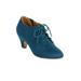 Wide Width Women's The Gracen Shootie by Comfortview in Midnight Teal (Size 8 1/2 W)