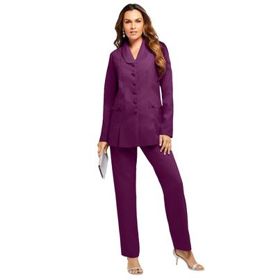 Plus Size Women's Ten-Button Pantsuit by Roaman's ...