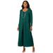 Plus Size Women's 2-Piece Knit Duster Set by The London Collection in Emerald Green (Size 30/32)
