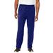 Men's Big & Tall Lightweight Jersey Open Bottom Sweatpants by KingSize in Navy Mono Camo (Size 3XL)