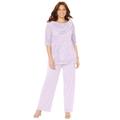 Plus Size Women's Sparkle & Lace Pant Set by Catherines in Heirloom Lilac (Size 16 W)