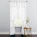 Wide Width BH Studio Sheer Voile 5-Pc. One-Rod Curtain Set by BH Studio in Eggshell (Size 96" W 84" L) Window Curtain