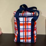 Kate Spade Party Supplies | Nwt Kate Spade Insulated Wine Tote Picnic Cooler | Color: Blue/Red | Size: Os