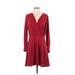 H&M Casual Dress: Red Dresses - Women's Size Small