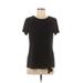 INC International Concepts Short Sleeve T-Shirt: Black Polka Dots Tops - Women's Size Medium