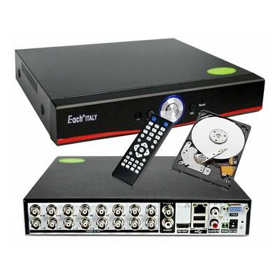 Dvr 16 kanäle hybrid ahd cvi tvi cvbs ip P2P cloud festplatte 320 gb 5 mpx