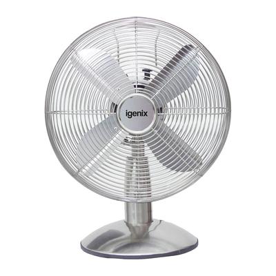 12 Inch Desk Fan Chrome