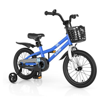 Costway 16 Inch Kids Bike with Removable Training ...