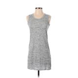 J.Crew Factory Store Casual Dress - Shift: Gray Marled Dresses - Women's Size 2X-Small Petite
