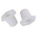 MSHUN 2 Pcs Table Umbrella Hole Rings Umbrella Cone Wedge Silicone Patio Table Umbrella Hole Plug Soft Terrace Table Umbrella Wedge for Coffee Shop Milk Tea Shop Courtyard (White)