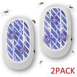 Indoor Bug Zapper Fly Zapper Mosquitos Zapper 2PACK - Electric Portable Plug in Home Insects Zapper for removes Insects Mosquitos Files Bugs Gnats Moths
