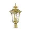 Livex Lighting - Oxford - 3 Light Outdoor Large Post Top Lantern-21.5 Inches