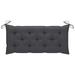 Tomshoo Garden Bench Cushion Anthracite 47.2 x19.7 x2.8 Fabric