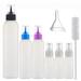Writer Bottles Squeeze Applicator Bottle Cookie Cake Decorating Food Coloring Cookie Cutters Royal Icing Supplies Home Baking Decor Condiment Salad Pancake Ketchup Bottle 1/2/4 Oz Funnel Brush 8pcs