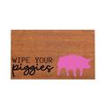 Rovga Door Mat Wipe Your Piggies Funny Pig Welcome Goat Funny Cute Doormat Door Mat Welcome Friends Doormat Funny Doormat New Home Door Mat Home Decor