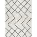 JONATHAN Y JONATHAN Y Nova Moroccan Diamond Shag Area Rug 8 X 10 - Beige/Dark Gray