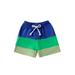 Genuiskids Toddler Baby Boys Contrast Color Sports Shorts 0 6M 12M 2T 3T Infant Quick Dry Performance Drawstring Shorts Jogger Shorts Casual Summer Clothes