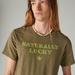 Lucky Brand Naturally Lucky Tee - Men's Clothing Tops Shirts Tee Graphic T Shirts in Beech, Size S