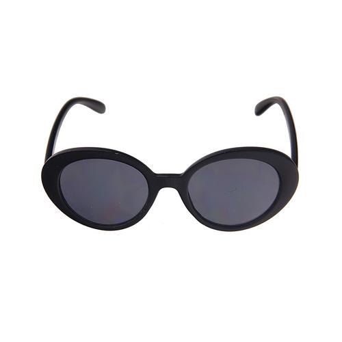 „Sonnenbrille LESLII „“Retro““ schwarz Damen Brillen Accessoires mit ovalen Gläsern“
