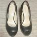 Coach Shoes | Coach Breanna Open Toes Heeled Shoes With Monogram C Heels | Color: Black/Tan | Size: 10